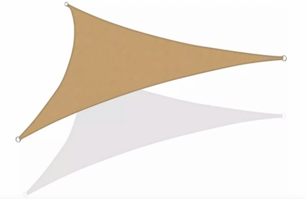 Malla Sombra Triangular, Protector 3x3mt